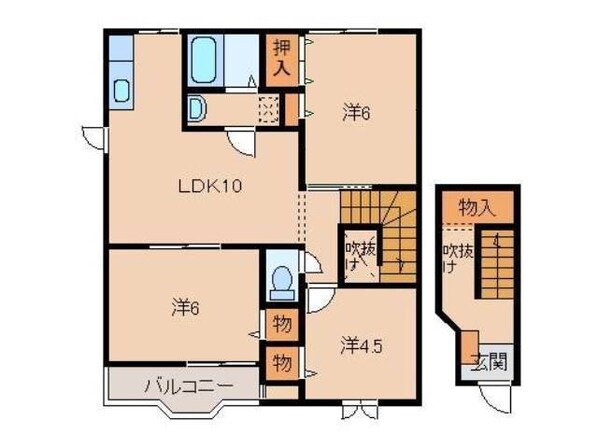 フェルマータⅠの物件間取画像